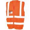 Executive cool mesh safety vest Fluorescent Orange