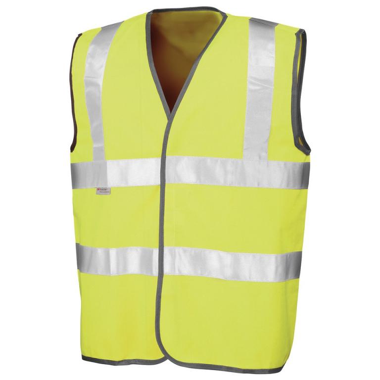Safety high-viz vest Fluorescent Yellow