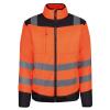 Pro hi-vis thermal jacket Orange/Navy