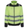 Pro hi-vis thermal jacket Yellow/Navy