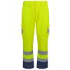 Cargo trousers HV Yellow