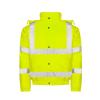 High visibility bomber jacket HV Yellow
