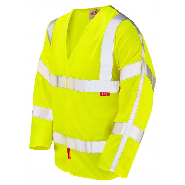 Parkham ISO 20471 Cl 3 Lfs Sleeved Waistcoat (EN 14116) Yellow