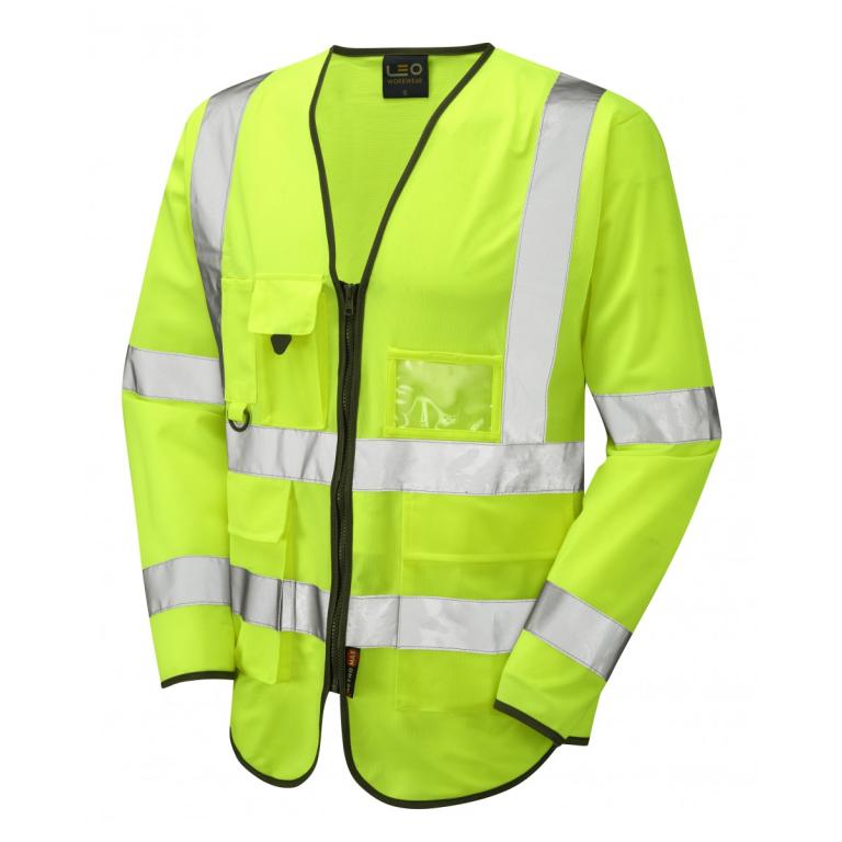 Wrafton ISO 20471 Cl 3 Superior Sleeved Waistcoat Yellow