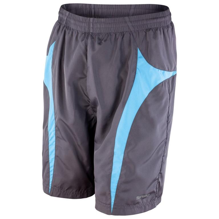 Spiro micro-lite team shorts Grey/Aqua