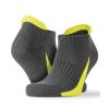 3-pack sports sneaker socks Grey/Lime