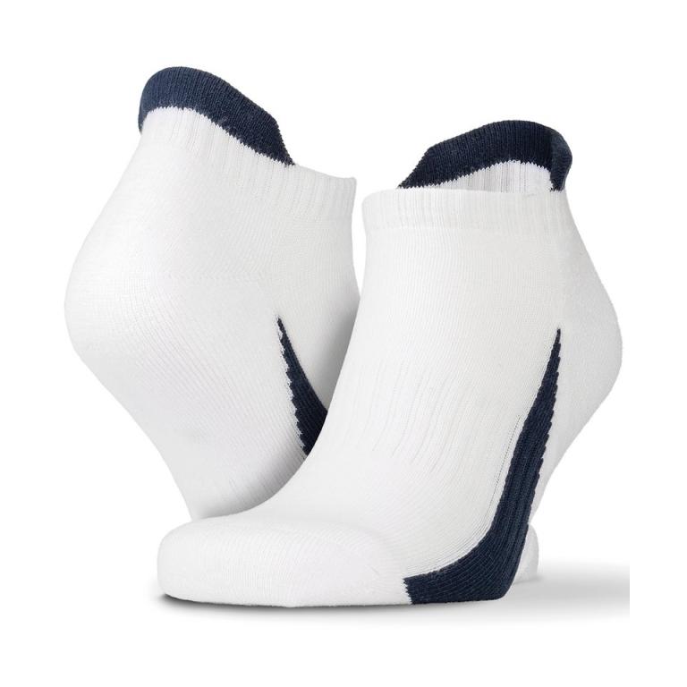 3-pack sports sneaker socks White/Navy