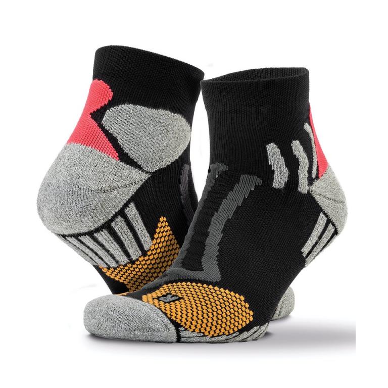 Technical compression sports socks Black