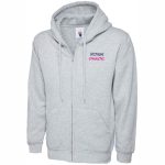 Spelthorne Gymnastics Senior Full Zip Hoodie (Heather Grey) - xs - senior