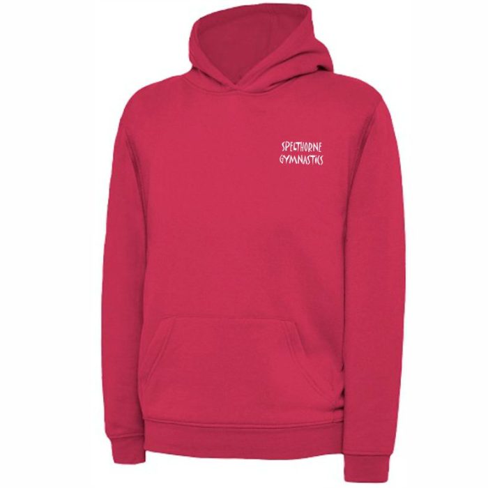 Spelthorne Gymnastics Junior Hoodie (Hot Pink)