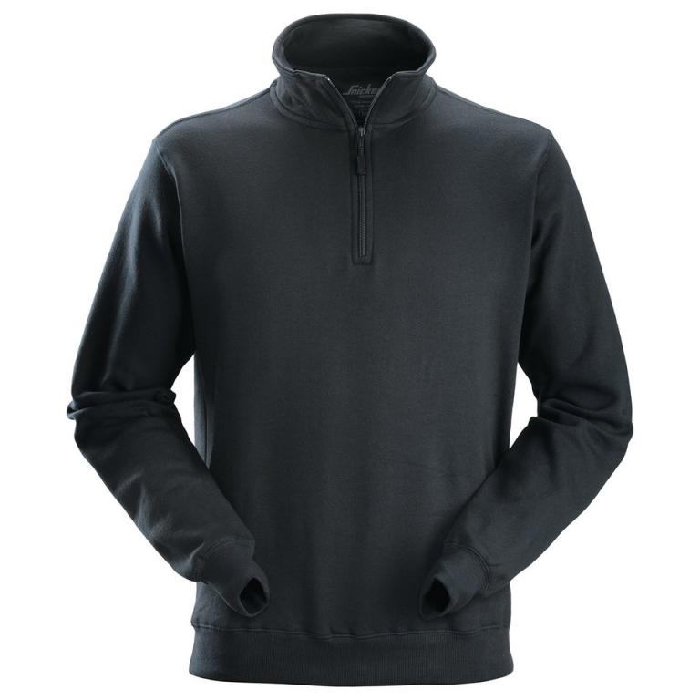 1/2 zip sweatshirt (2818) Black