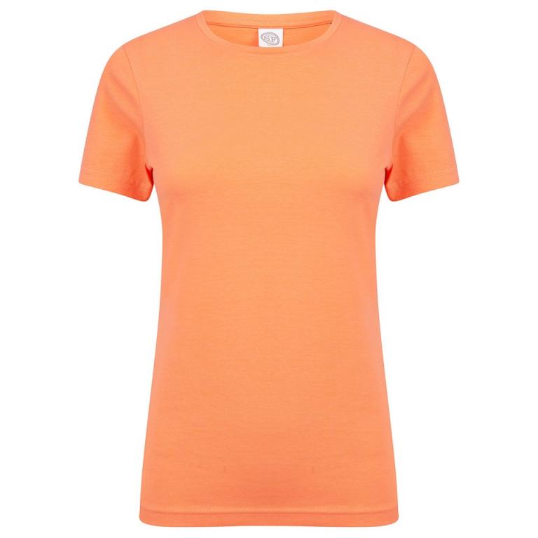 Feel good women's stretch t-shirt Coral