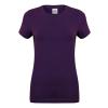 Feel good women's stretch t-shirt Deep Purple