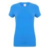 Feel good women's stretch t-shirt Heather Blue