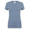 Feel good women's stretch t-shirt Stone Blue