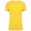 Feel good women's stretch t-shirt Yellow