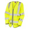 Beaworthy ISO 20471 Cl 3 Superior Women's Sleeved Waistcoat Yellow