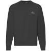 Vintage raglan sweatshirt small logo print Black