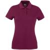 Women's 65/35 polo Burgundy