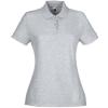 Women's 65/35 polo Heather Grey