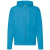 Classic 80/20 hooded sweatshirt jacket Azure Blue