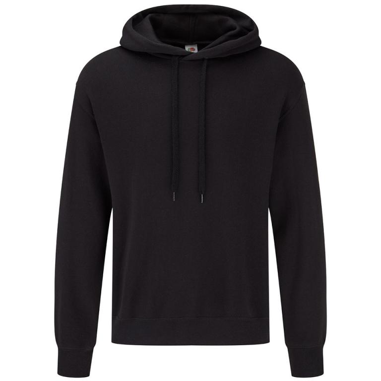 Classic hooded basic sweatshirt Black