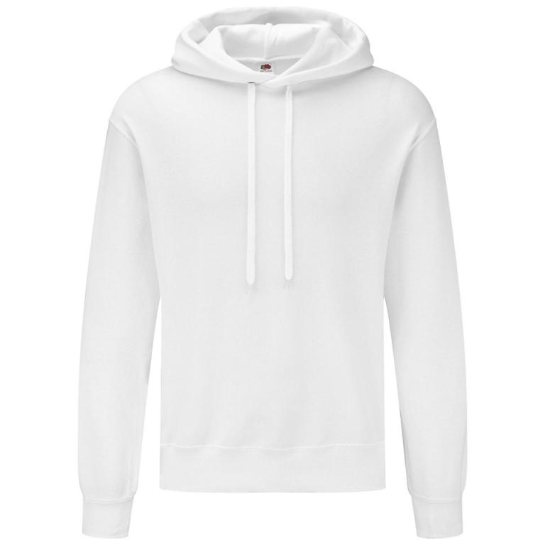 Classic hooded basic sweatshirt White