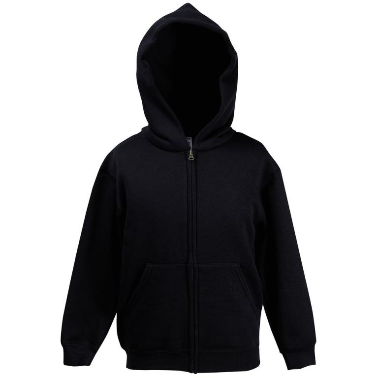 Kids classic hooded sweatshirt jacket Black