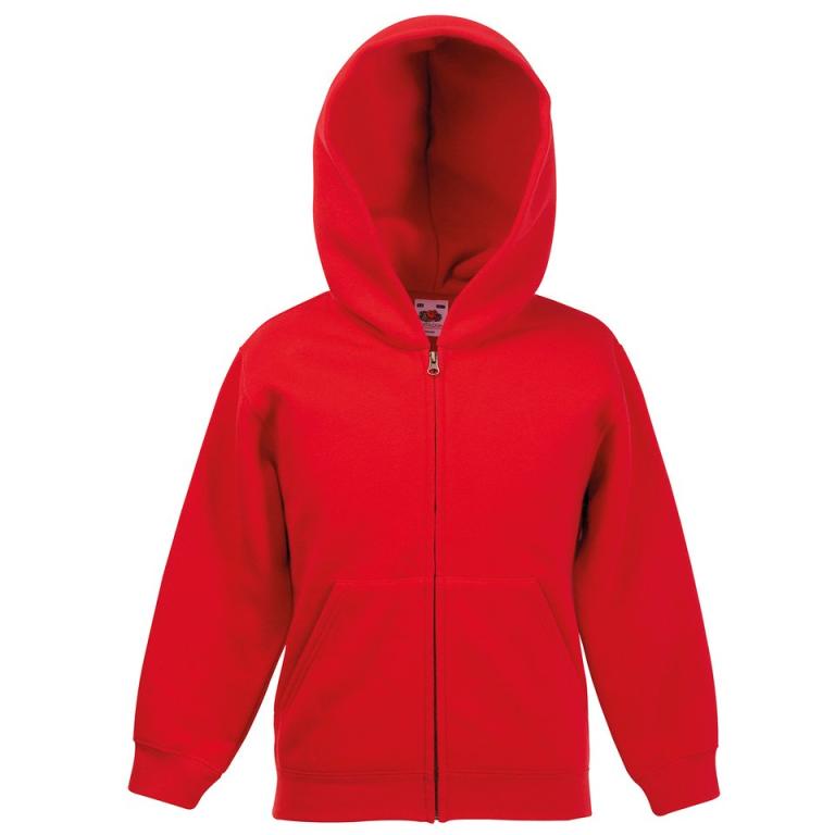 Kids classic hooded sweatshirt jacket Red