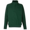Classic 80/20 zip neck sweatshirt Bottle Green