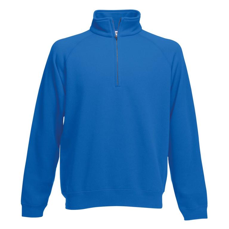 Classic 80/20 zip neck sweatshirt Royal Blue