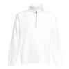 Classic 80/20 zip neck sweatshirt White