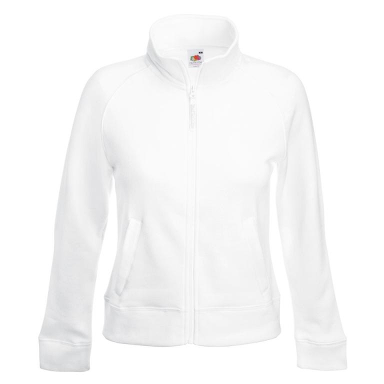 Women's premium 70/30 sweatshirt jacket White