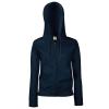 Women's premium 70/30 hooded sweatshirt jacket Deep Navy