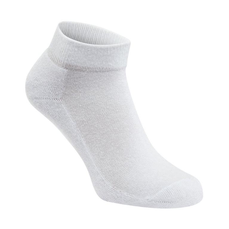 Quarter socks (3 pairs) White