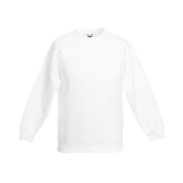Kids premium set-in sweatshirt White