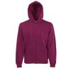 Premium 70/30 hooded sweatshirt jacket Burgundy