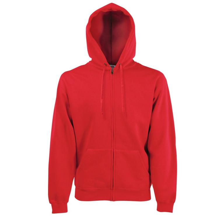 Premium 70/30 hooded sweatshirt jacket Red