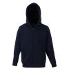 Kids premium hooded sweatshirt jacket Deep Navy