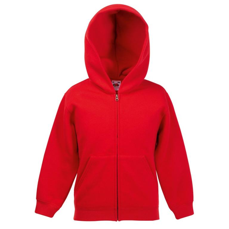 Kids premium hooded sweatshirt jacket Red