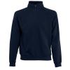 Premium 70/30 zip-neck sweatshirt Deep Navy
