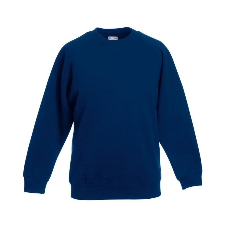 Premium 70/30 kids raglan sweatshirt Navy