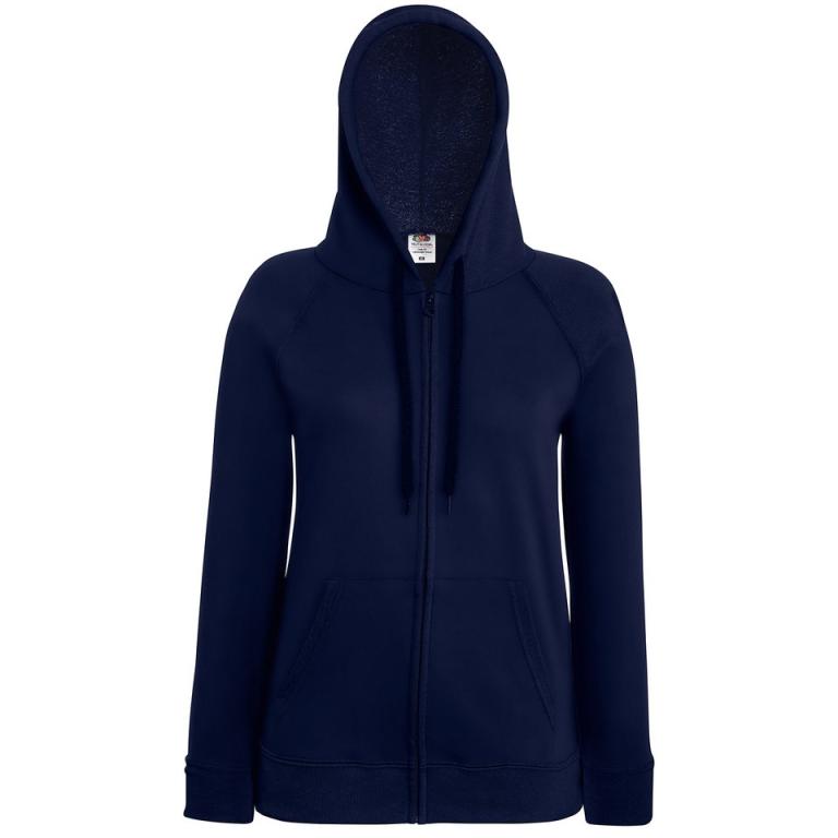Women's lightweight hooded sweatshirt jacket Deep Navy
