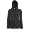 Women's lightweight hooded sweatshirt jacket Light Graphite
