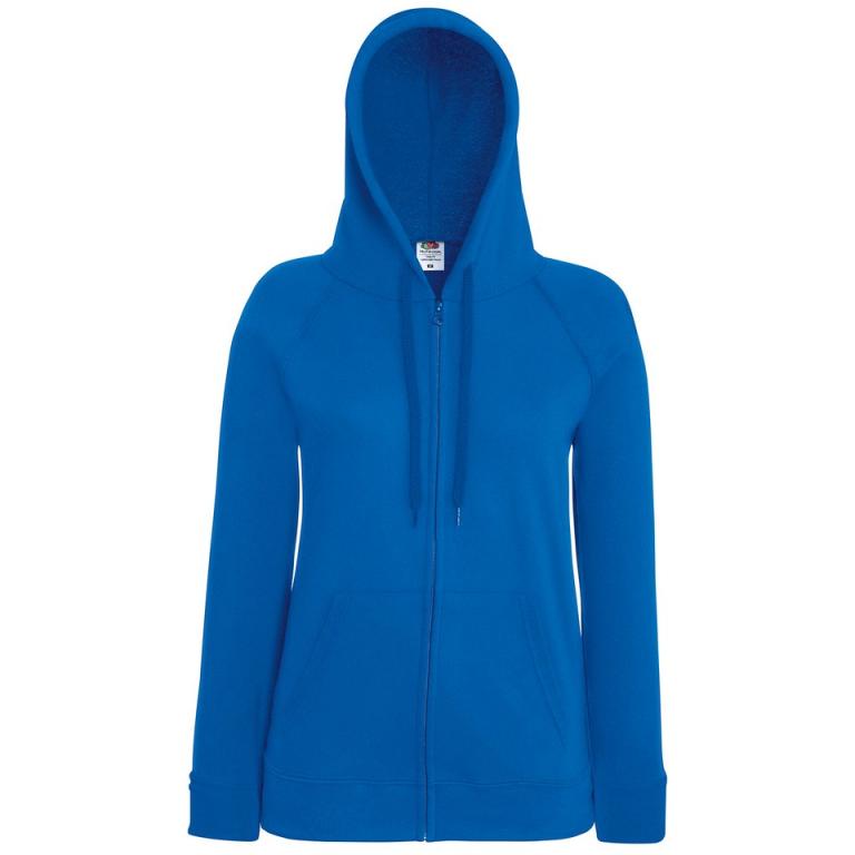 Women's lightweight hooded sweatshirt jacket Royal Blue