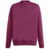 Lightweight set-in sweatshirt Burgundy
