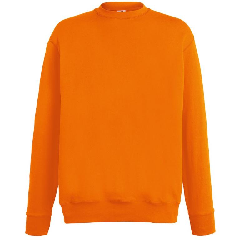 Lightweight set-in sweatshirt Orange