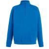 Lightweight zip neck sweatshirt Royal Blue