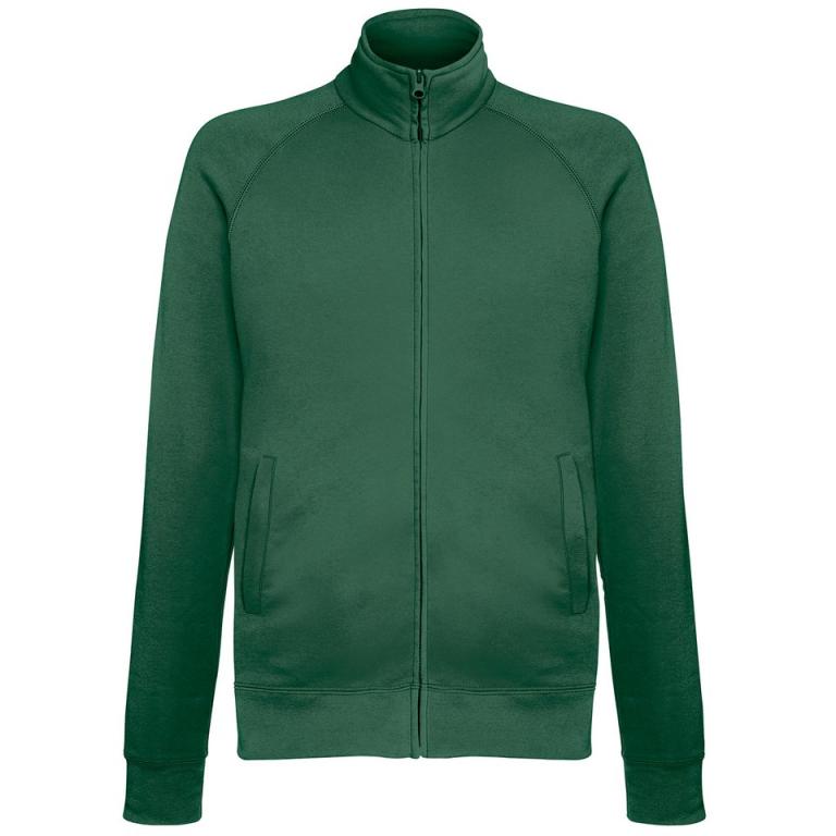 Lightweight sweatshirt jacket Bottle Green