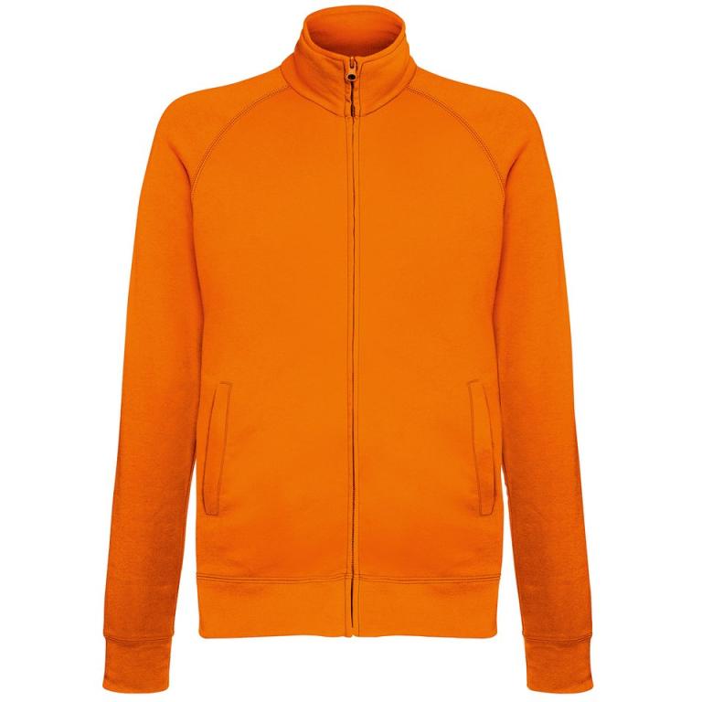 Lightweight sweatshirt jacket Orange